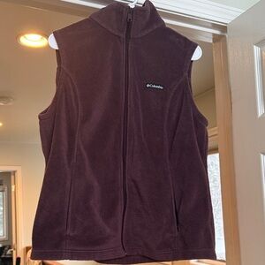 Columbia Women's Purple Fleece Vest